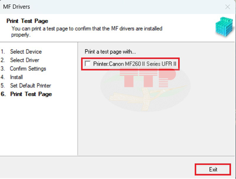 Hướng dẫn cài đặt Canon MF264Dw ii TTP