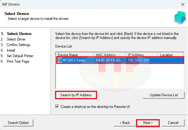 Hướng dẫn cài đặt Canon MF269Dw ii TTp