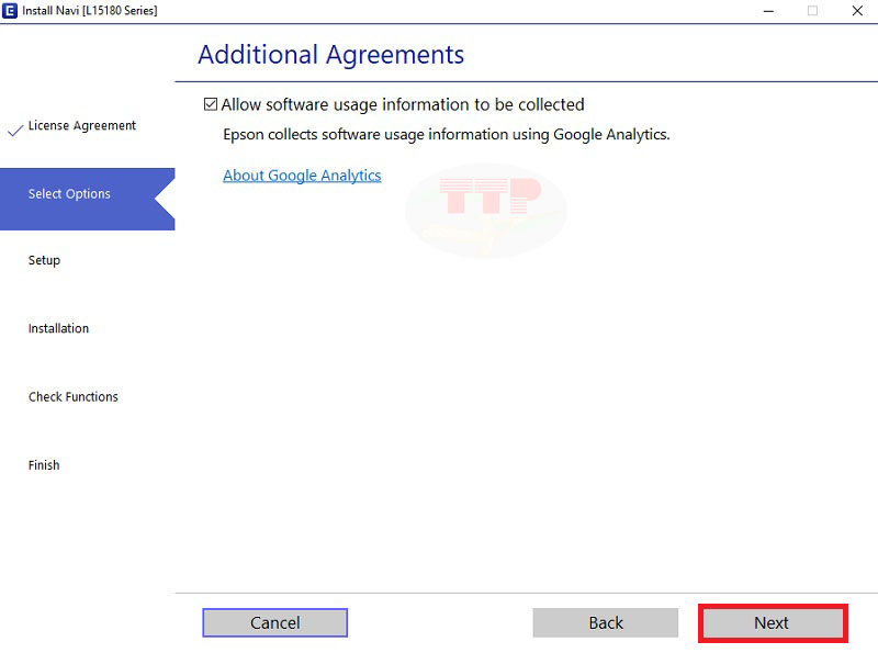 Hướng dẫn cài đặt Driver máy in Epson L15180 - Bước 3