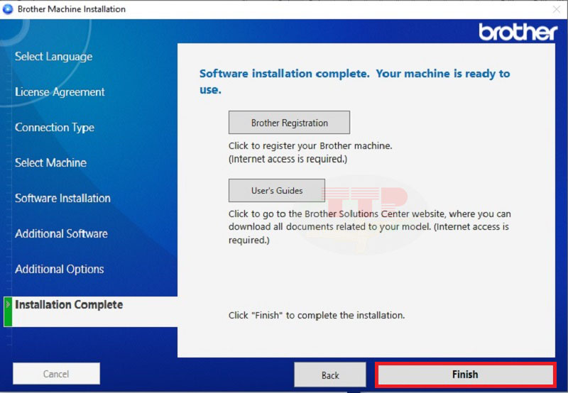 Hướng dẫn cài đặt Driver Brother L8340Cdw - Bước 9