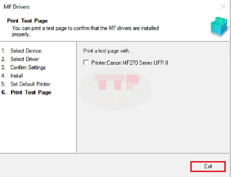 Hướng dẫn Cài đặt Driver Canon MF275Dw - Bước 10