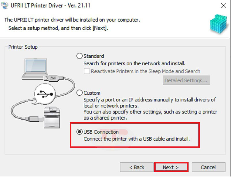 Hướng dẫn cài đặt Driver máy in Canon LBP 6030B TTP - Bước 4
