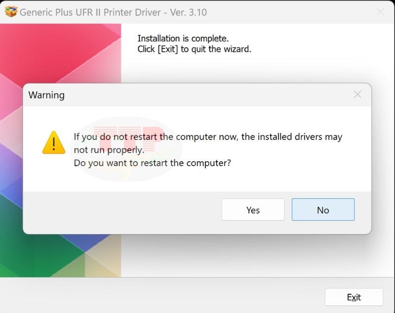 Cài đặt Driver Canon 122Dw bằng phần file Setup - Bước 10