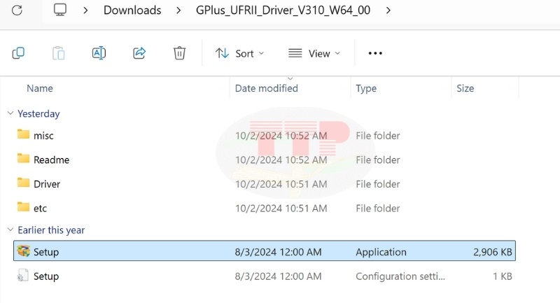 Cài đặt Driver Canon 122Dw bằng phần file Setup - Bước 2