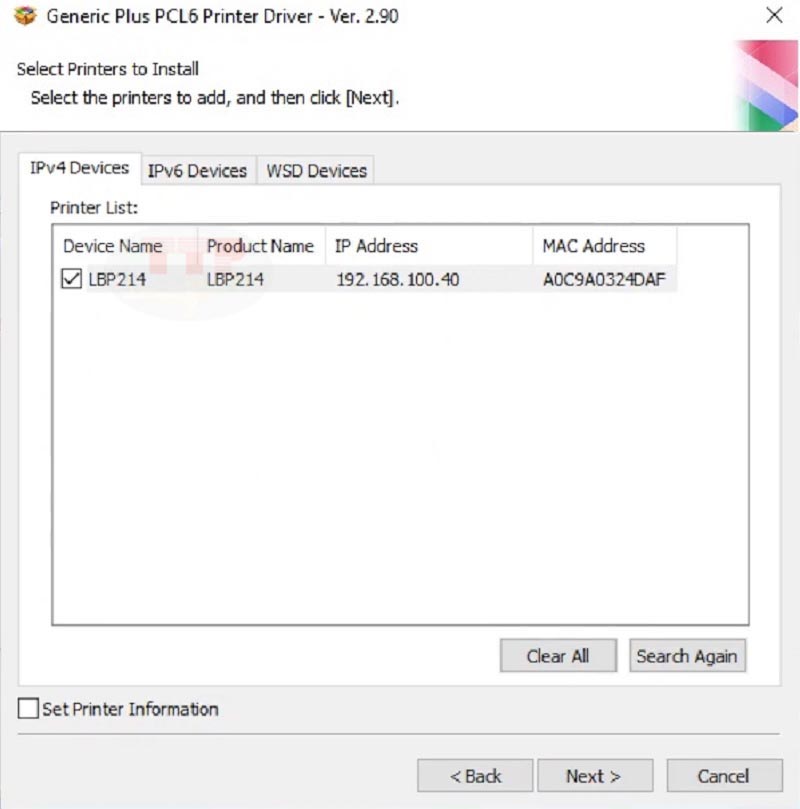Hướng dẫn cài đặt Driver máy in Canon LBP214Dw - Bước 7