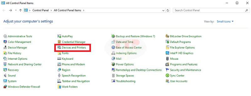 Cài đặt Driver máy in Canon LBP 121Dn bằng cách Add Printer Bước 2