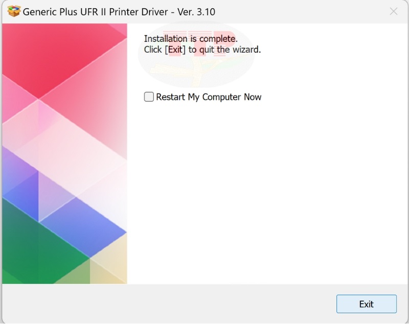 Cài đặt Driver Canon 121Dn bằng phần file Setup Bước 10