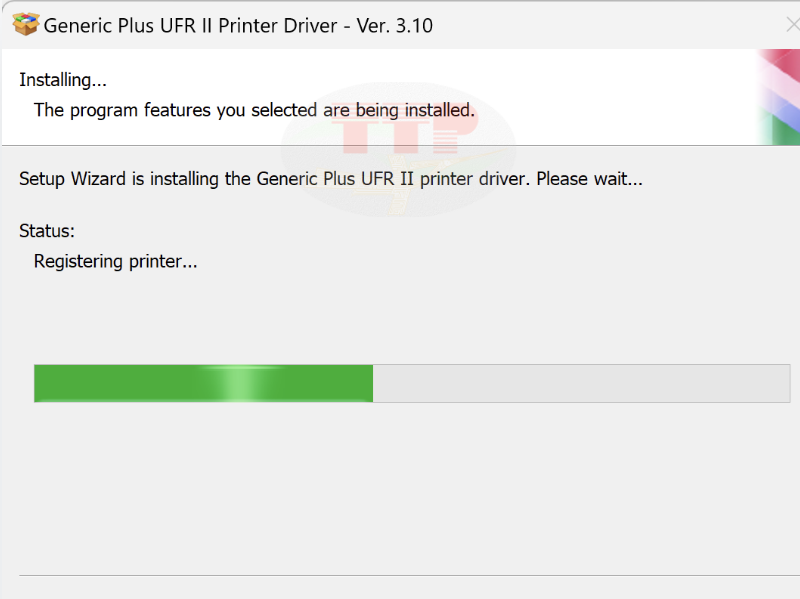 Cài đặt Driver Canon 121Dn bằng phần file Setup Bước 9