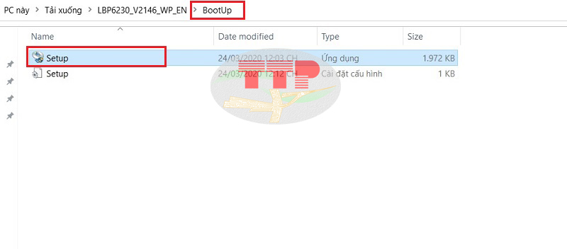 Cài đặt Driver máy in Canon LBP 6230Dn bằng mạng LAN - Bước 1