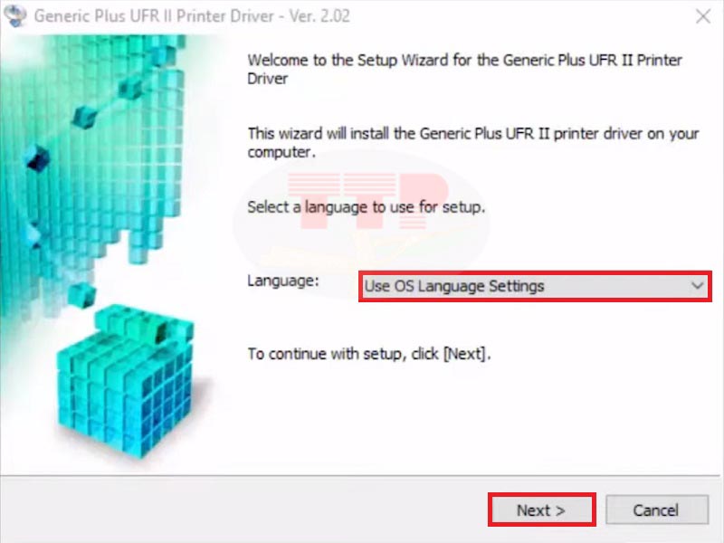 Hướng dẫn Cài đặt Driver máy in Canon LBP633Cdw - Bước 3