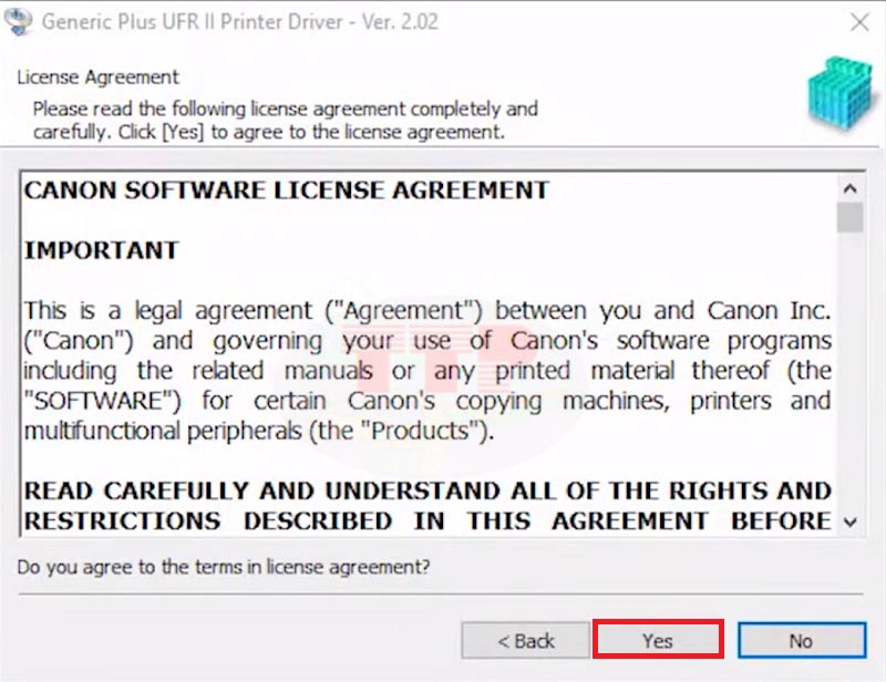 Hướng dẫn Cài đặt Driver máy in Canon LBP633Cdw - Bước 4