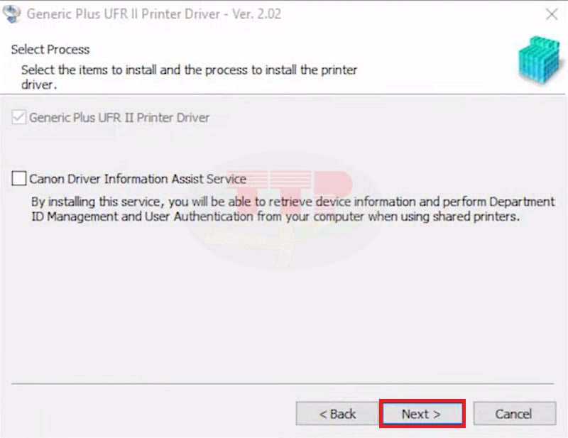 Hướng dẫn Cài đặt Driver máy in Canon LBP633Cdw - Bước 6