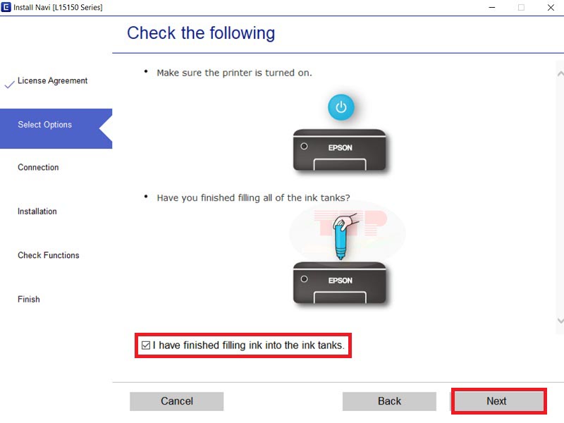 Hướng dẫn cài đặt Driver máy in Epson L15150 - Bước 3