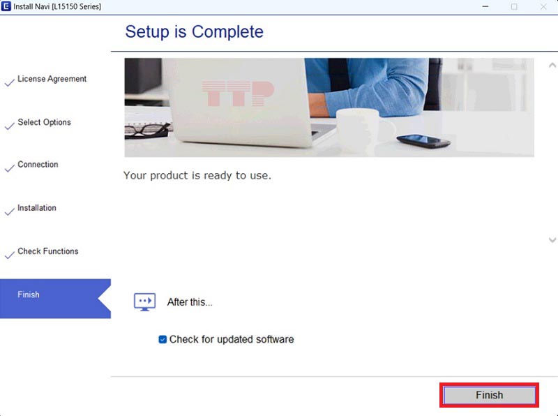 Hướng dẫn cài đặt Driver máy in Epson L15150 - Bước 9