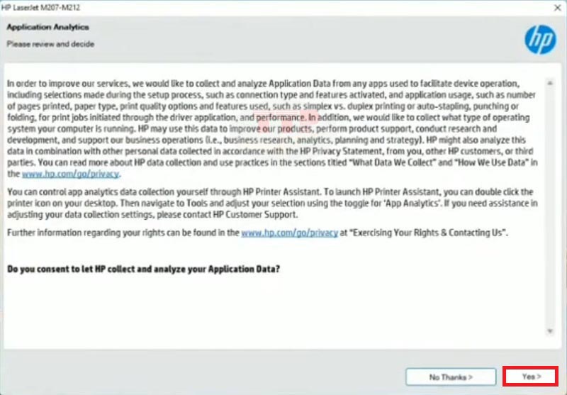 Hướng cài đặt Driver máy in Hp M211Dw - Bước 10