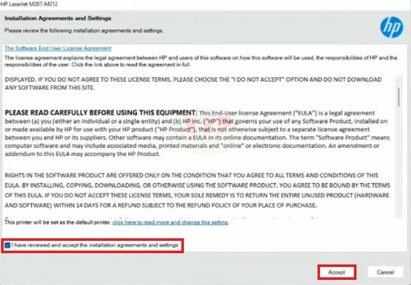 Hướng cài đặt Driver máy in Hp M211Dw - Bước 8
