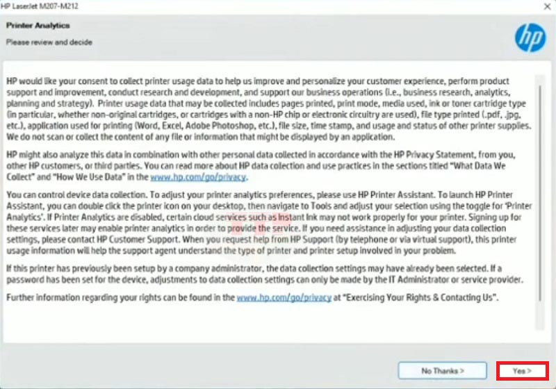 Hướng cài đặt Driver máy in Hp M211Dw - Bước 9