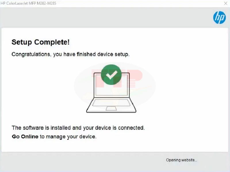 Hướng cài đặt Driver máy in HP M283Fdn - Bước 11
