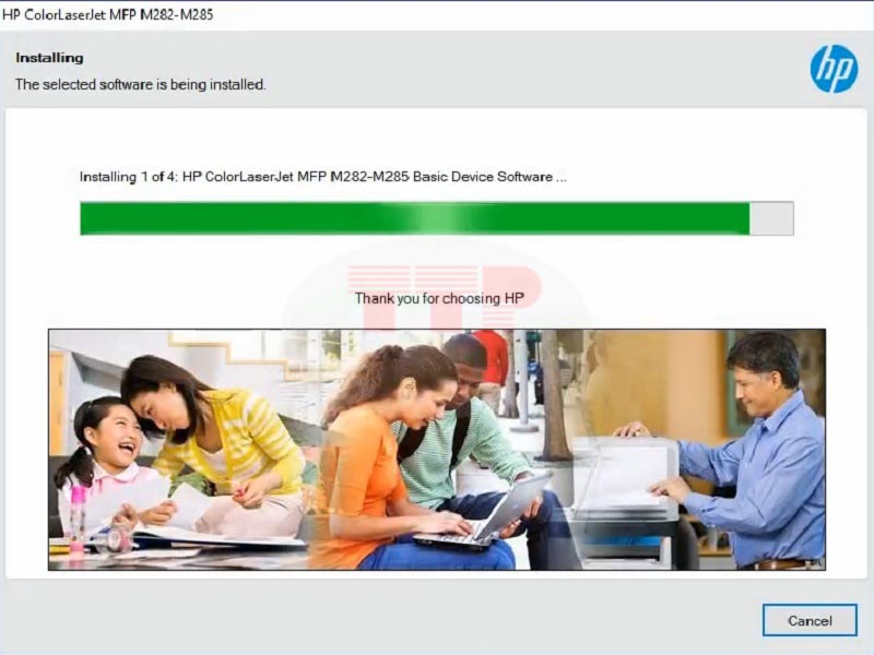 Hướng cài đặt Driver máy in HP M283Fdn - Bước 5