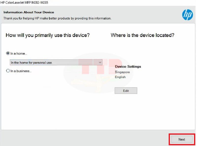 Hướng cài đặt Driver máy in HP M283Fdn - Bước 9