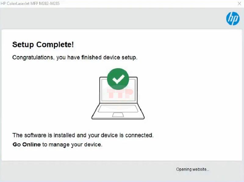 Hướng cài đặt Driver máy in HP M283Fdw - Bước 11