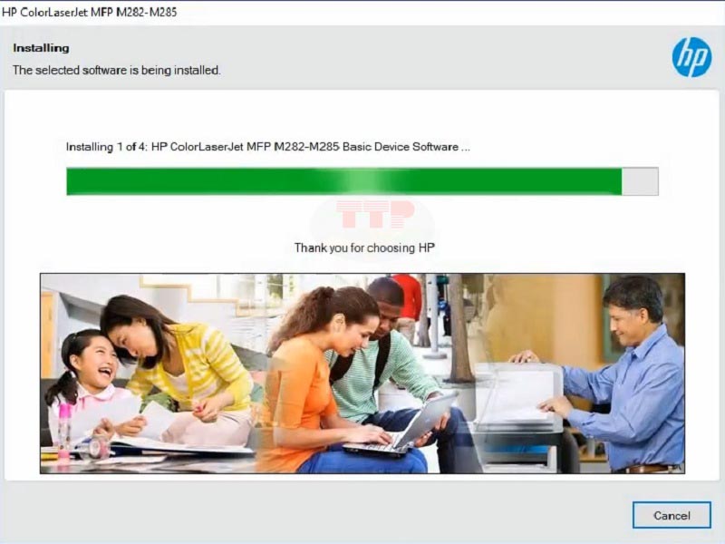 Hướng cài đặt Driver máy in HP M283Fdw - Bước 5