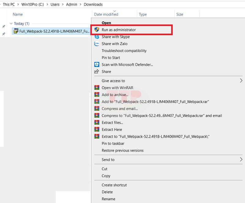 Hướng dẫn cài đặt Driver máy in HP M406Dn - Bước 1
