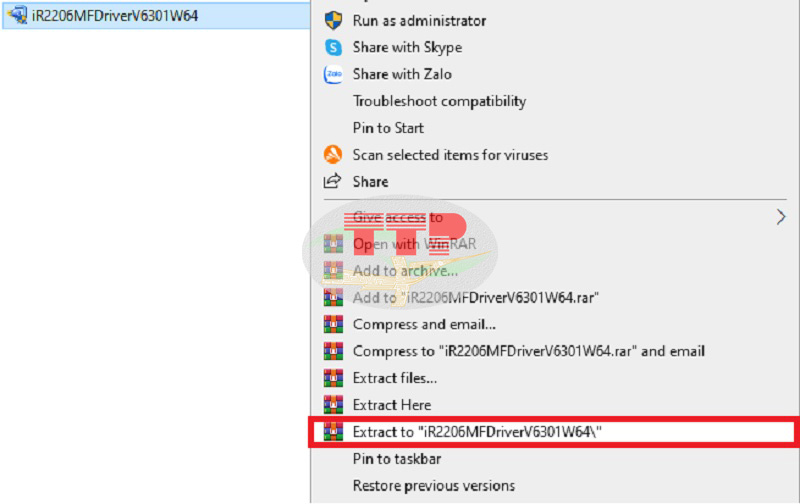 Hướng dẫn cài đặt Driver máy photocopy Canon IR 2006N - Bước 1