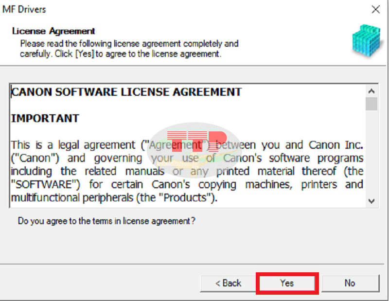 Hướng dẫn cài đặt Driver máy photocopy Canon IR 2006N - Bước 4