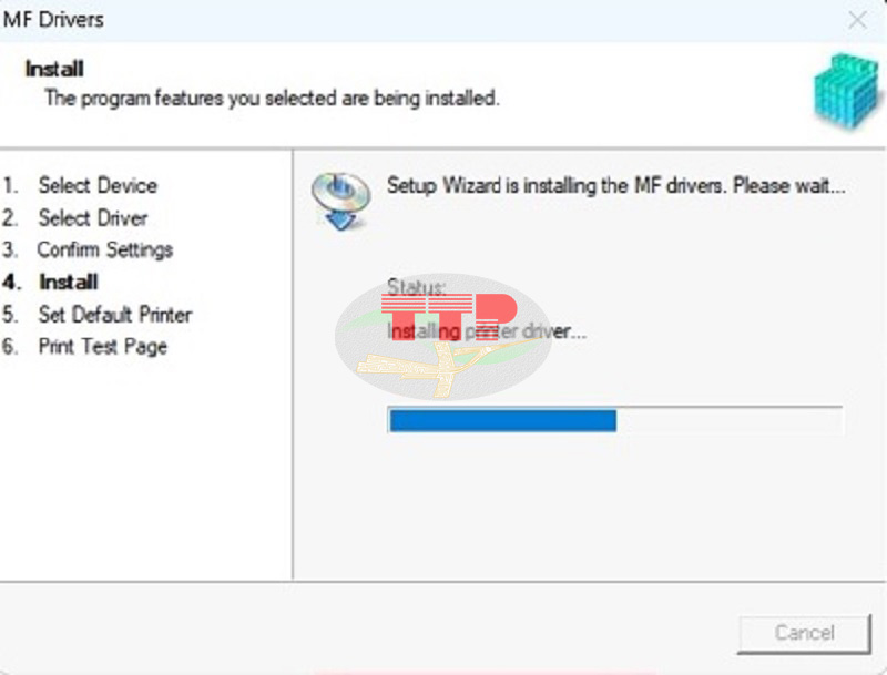Hướng dẫn cài đặt Driver máy photocopy Canon IR 2006N - Bước 9
