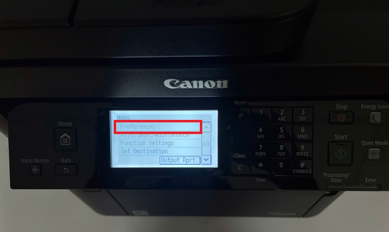 Hướng dẫn kết nối Wifi Canon MF264Dw II TTP