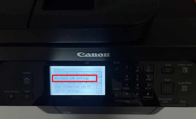 Hướng dẫn kết nối Wifi Canon MF264Dw II TTP