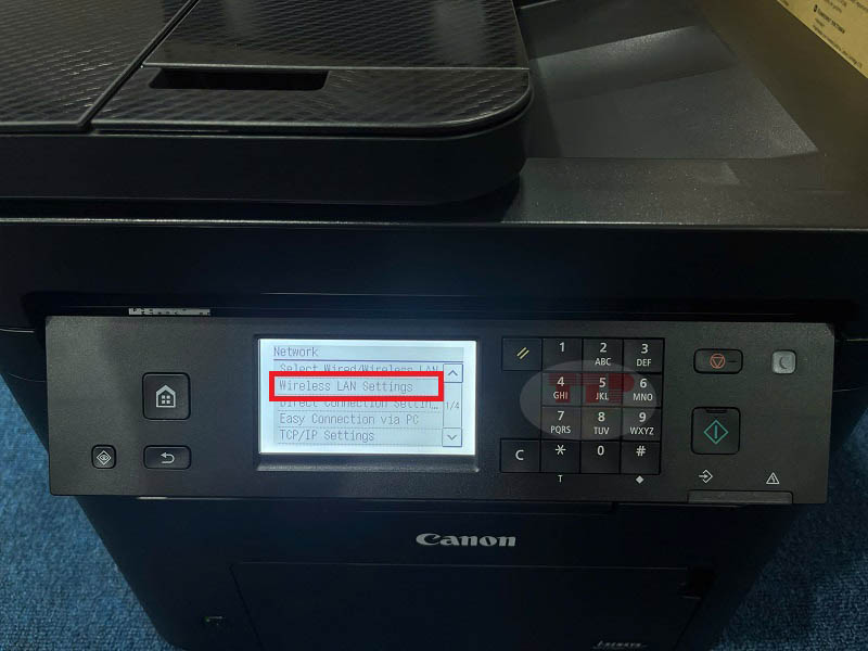 Hướng dẫn kết nối Wifi máy in Canon MF275dw - Bước 4