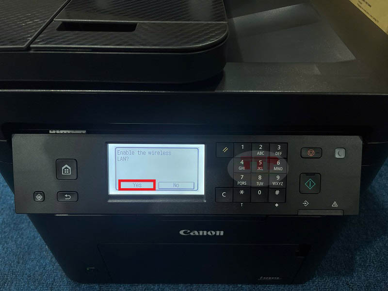 Hướng dẫn kết nối Wifi máy in Canon MF275dw - Bước 6