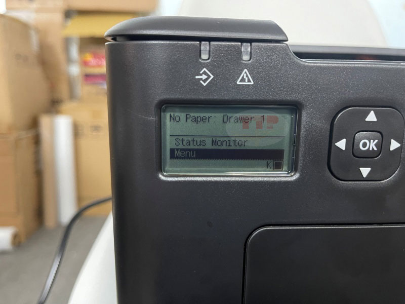 Hướng dẫn kết nối wifi máy in Canon LBP122Dw TTP - Bước 1