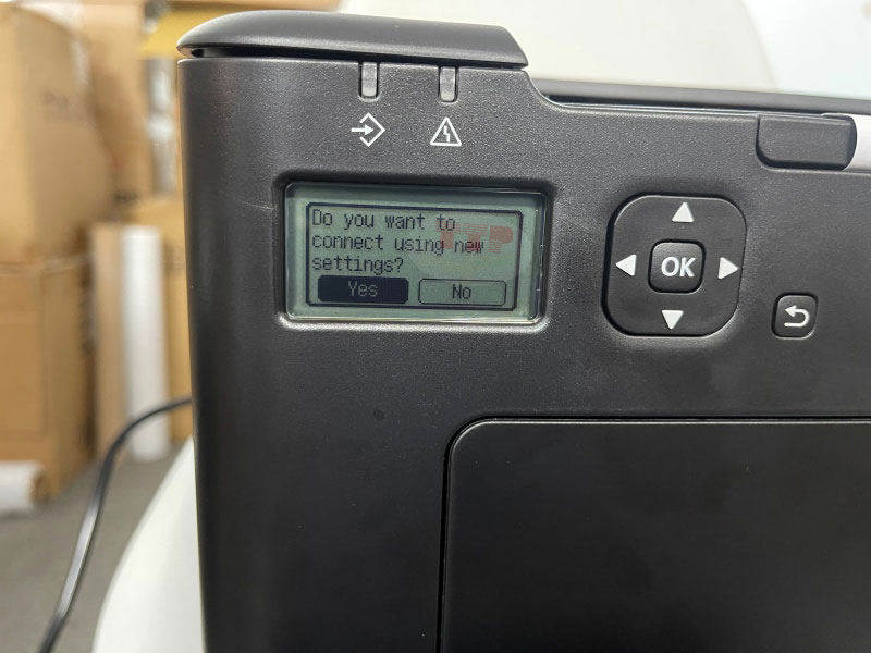 Hướng dẫn kết nối wifi máy in Canon LBP122Dw TTP - Bước 8