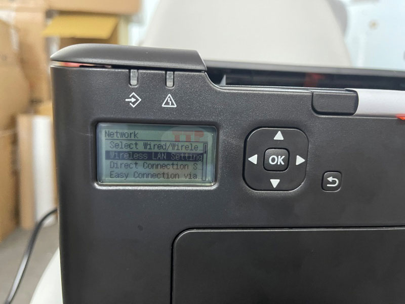 Hướng dẫn kết nối wifi máy in Canon LBP122Dw TTP - Bước 4
