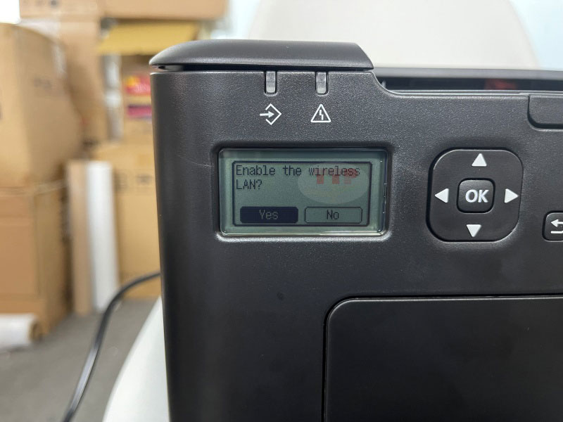 Hướng dẫn kết nối wifi máy in Canon LBP122Dw TTP - Bước 5