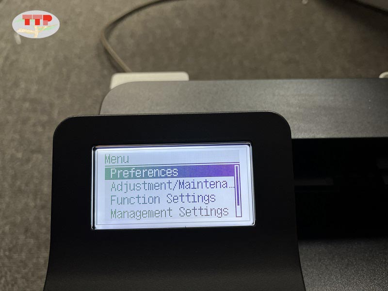 Hướng dẫn kết nối wifi máy in Canon LBP214Dw - Bước 2