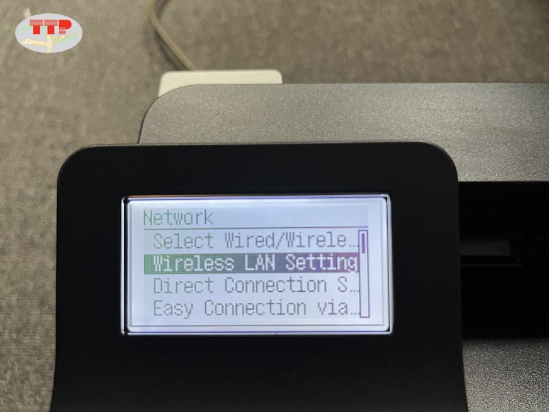 Hướng dẫn kết nối wifi máy in Canon LBP214Dw - Bước 4