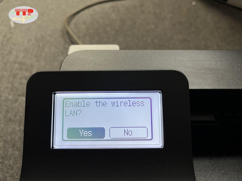 Hướng dẫn kết nối wifi máy in Canon LBP214Dw - Bước 5