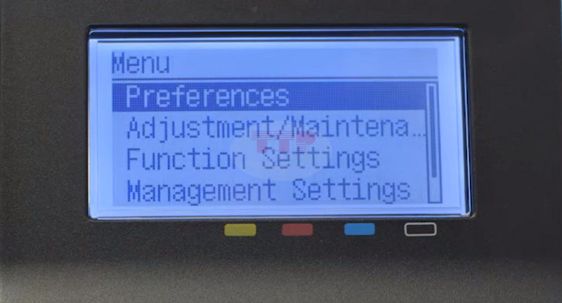Hướng dẫn kết nối Wifi máy in Canon LBP633Cdw - Bước 2