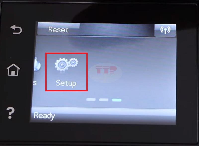 Hướng dẫn kết nối Wifi HP M283Fdw - Bước 1