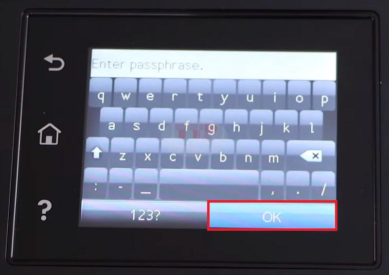 Hướng dẫn kết nối Wifi HP M283Fdw - Bước 6