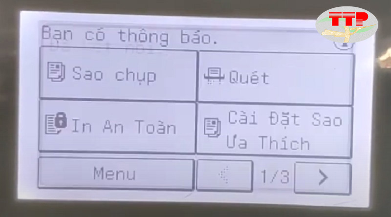 Hướng dẫn kết nối wifi cho máy photocopy Canon IR 2006N - Bước 1