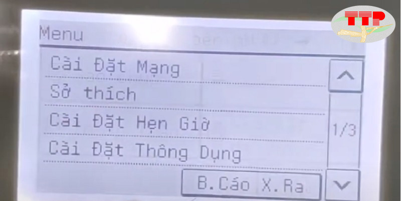 Hướng dẫn kết nối wifi cho máy photocopy Canon IR 2006N - Bước 2