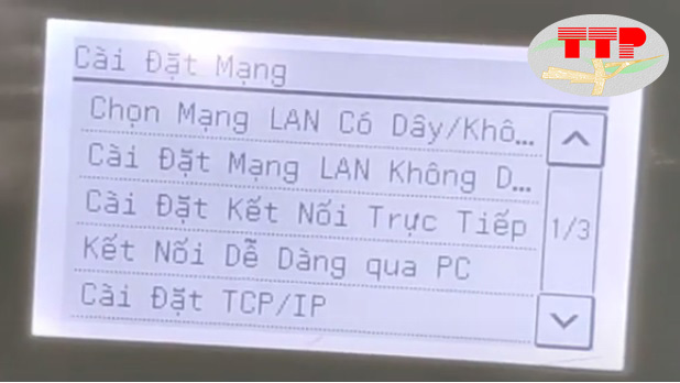 Hướng dẫn kết nối wifi cho máy photocopy Canon IR 2006N - Bước 4