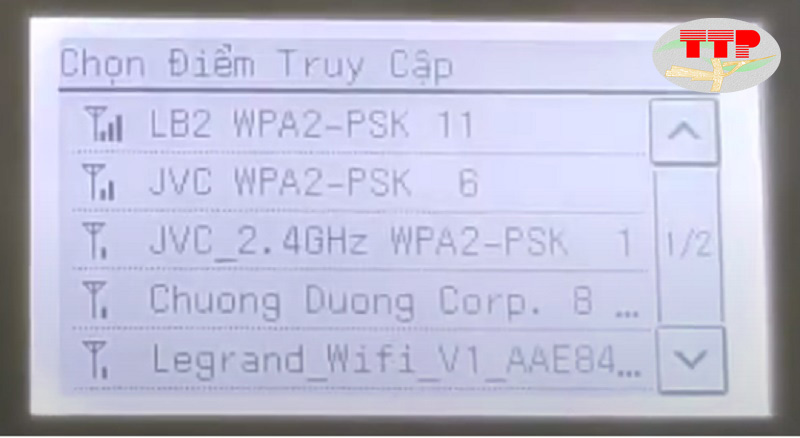 Hướng dẫn kết nối wifi cho máy photocopy Canon IR 2006N - Bước 7