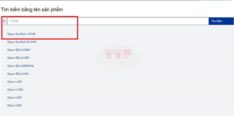 Hướng dẫn tải Driver máy in Epson L15180 - Bước 3