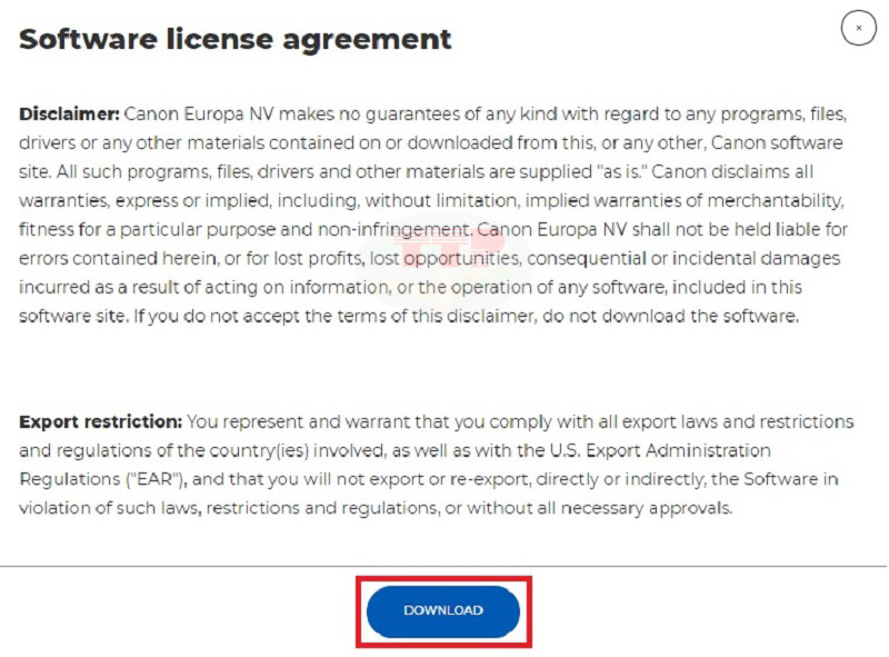 Hướng dẫn tải Driver máy in Canon LBP633Cdw - Bước 5